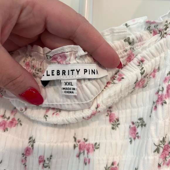 NWOT Celebrity Coquette Floral Midi Dress Size XXL Juniors - Picture 9 of 10